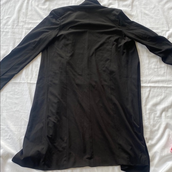 BBJ Los Angeles SoftCrepe With 4-Way Stretch Black Knit Tuxedo Collar Blazer - Picture 5 of 5